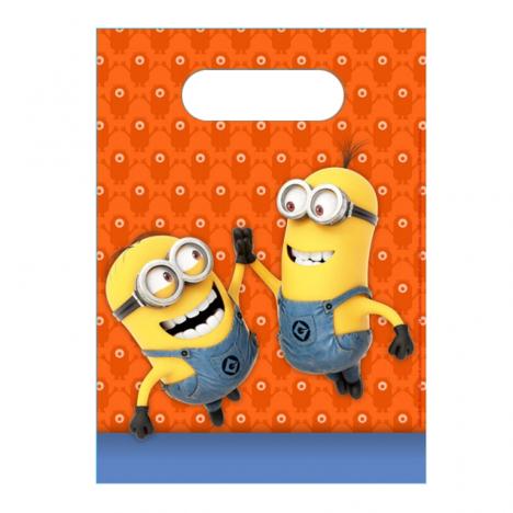 Minions Plastic Party Bags (Pack of 6) £1.79